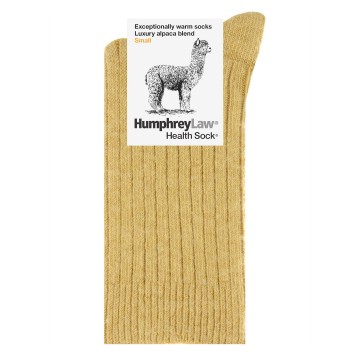 Alpaca Health Sock | Empire Yellow
